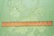 Light Green-Gold-Silver Nylon Metallic Floral Organza Woven Fabric By the Yard